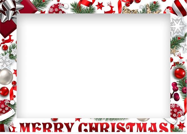 Imagen de Marco Photocall Merry Christmas (80cm x 60cm)