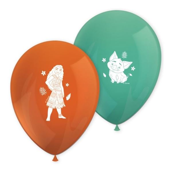 Imagens de Globos Vaiana II Disney Látex (8 unidades)