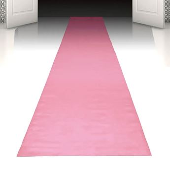 Imagen de Alfombra Rosa Claro de Fiesta 450x60 cm TNT