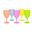 Imagen de Copas de Vino o Agua Colores (5 unidades)