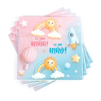Imagen de Servilletas Baby shower Dulce papel 33cm (12 unidades)