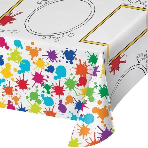 Picture of Mantel Mi Fiesta Acuarela papel (137cm x 245cm)