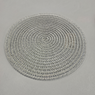 Imagen de Bajoplato Plateado con Borde Trenzado 35 cm