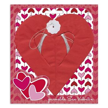 Imagen de Guirnalda Corazones Llenos San Valentín papel (3m)