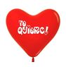 Imagens de Globos Forma Corazón Te Quiero Látex 30cm (12 unidades)