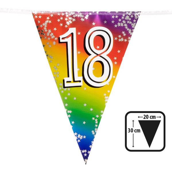 Picture of Banderín 18 Años Multicolor (6m)