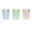 Imagen de Vasos Pastel Elegantes Mix Dorado cartón 220ml (6 unidades)