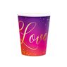 Picture of Vasos Love Dorado cartón 220ml (6 unidades)