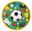 Picture of Platos Fútbol Cumpleaños cartón 23cm (6 unidades)
