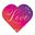 Imagens de Servilletas Love Dorado papel 33cm (12 unidades)