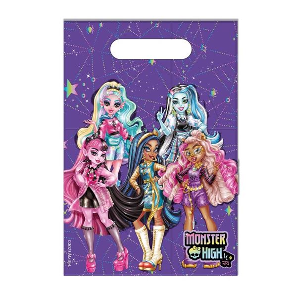 Imagens de Bolsas Chuches de Monster High plástico (6 unidades)
