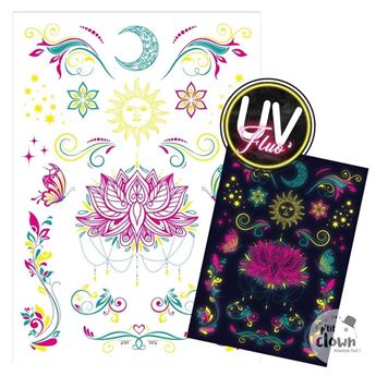 Imagen de Tatuajes Temporales Fluorescentes UV