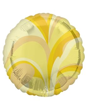 Imagen de Globo Círculo Dorado Mármol (43cm)