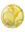 Picture of Globo Círculo Dorado Mármol Foil (43cm)