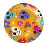 Imagens de Platos Fiesta Día de los Muertos cartón 18cm (6 unidades)
