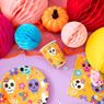 Imagens de Platos Fiesta Día de los Muertos cartón 18cm (6 unidades)