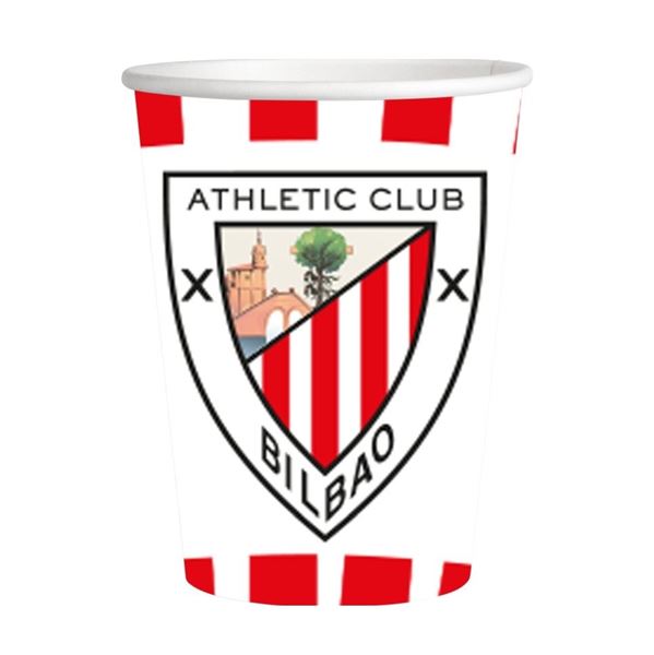 Picture of Vasos Athletic de Bilbao cartón 250ml (8 unidades)