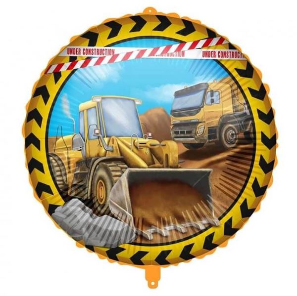 Imagens de Globo Construcción Cumpleaños Foil (45cm) 🚧 