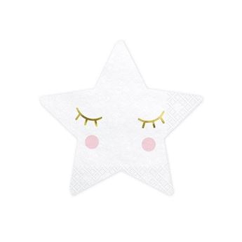Imagens de Servilletas Estrella Pestañas papel 30cm (20 unidades)