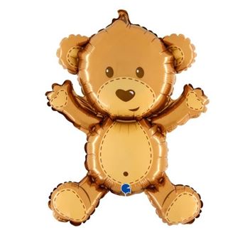 Imagen de Globo Oso Baby Foil Aire (32cm x 28cm)