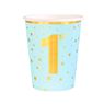 Imagen de Vasos Primer Cumpleaños Niño cartón (6 unidades)