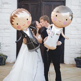 Imagen de Globo Novia Foil (48cm x 101cm)