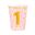 Picture of Vasos Primer Cumpleaños Rosa y Dorado cartón 220ml (6 unidades)