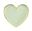 Picture of Platos Forma Corazón Verde Oliva cartón 22.5cm (10 unidades)
