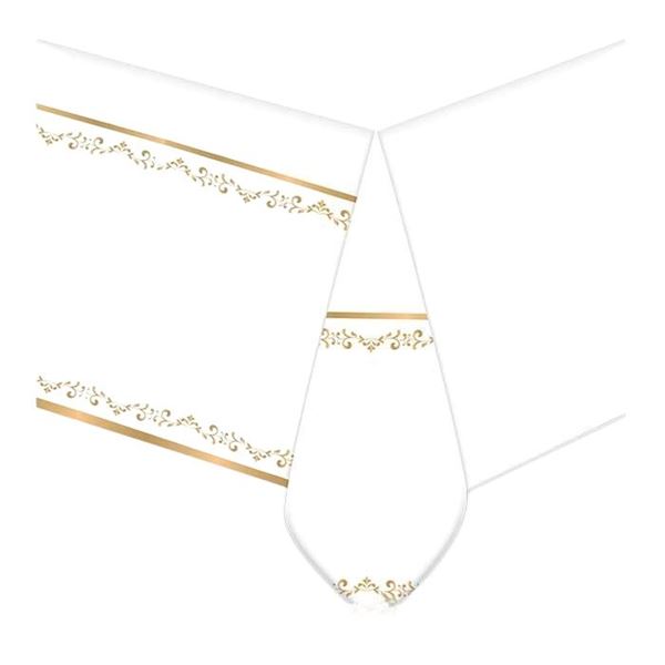 Picture of Mantel Clásico Dorado plástico (140cm x 270cm)