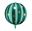 Imagens de Globo Esférico Verde y Estrellas Foil (75cm)