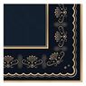 Imagen de Servilletas Royal Blue Gold papel 33cm (16 unidades)