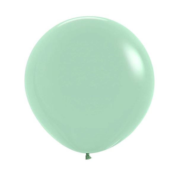 Imagen de Globos Pastel Dusk Té Verde 60cm Sempertex R24-126 (10)
