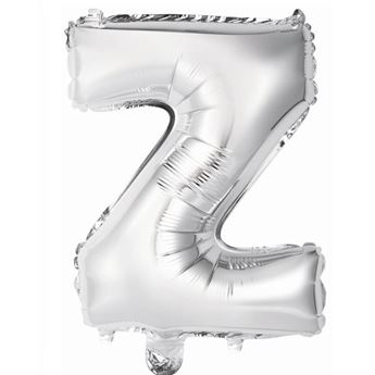 Imagen de Globo Letra Z Plateada Mini (33cm)
