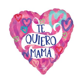 Imagen de Globo Te Quiero Mamá Corazones (45cm)