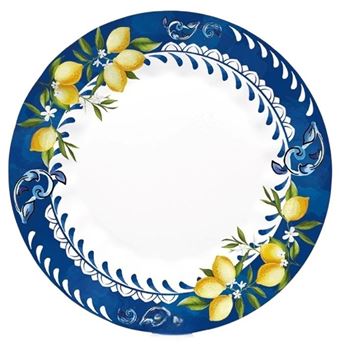 Imagen de Platos Amalfi cartón 25cm (6 unidades)