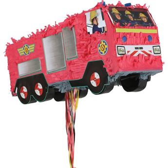 Imagen de Piñata Camión de Bomberos Sam el Bombero 50cm