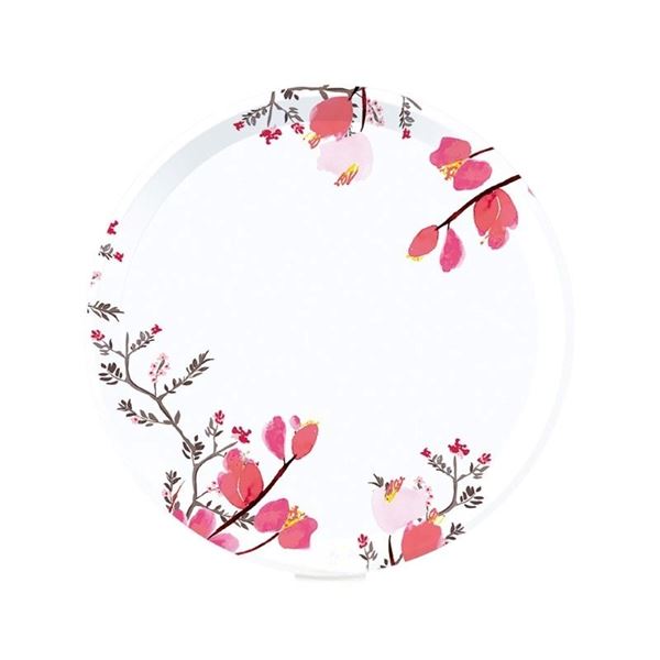 Picture of Platos Flores de Cerezo Sakura cartón 18cm (6uds)