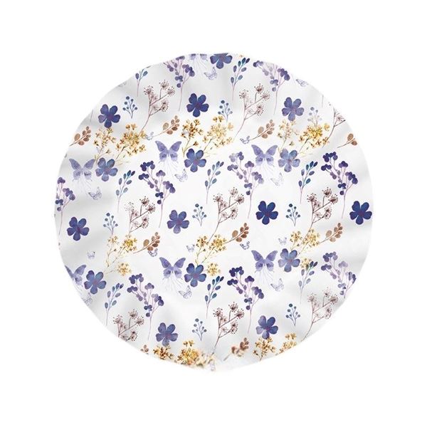 Picture of Platos Flores Lilas cartón 18cm (6uds)