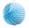 Picture of Farolillo Azul Pastel lunares Blancos 25cm (1 unidad)