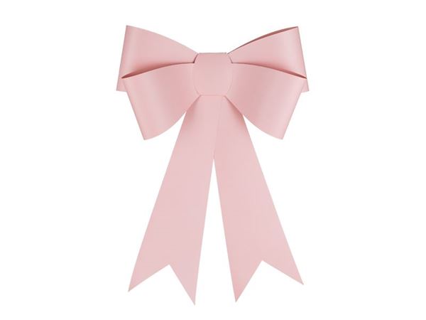 Picture of Lazo Decorativo Rosa Claro cartón (71cm)