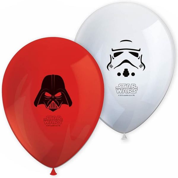 Imagens de Globos Star Wars Látex (8 unidades)