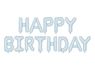Imagens de Globo Happy Birthday Azul Claro 340cm x 35cm