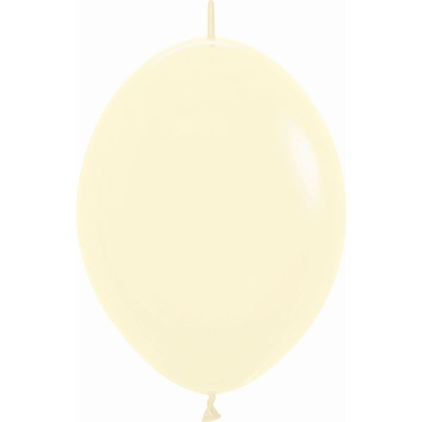Imagen de Globos Amarillo Pastel 15cm Cadena Sempertex LOL6-620 (50)