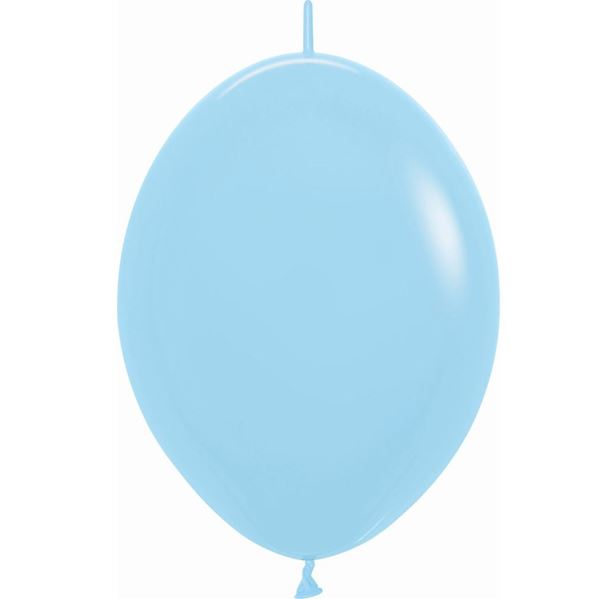 Picture of Globos Azul Pastel 15cm Cadena Sempertex LOL6-640 (50)