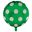 Imagen de Globo Lunares Verde Oscuro Foil (45cm)