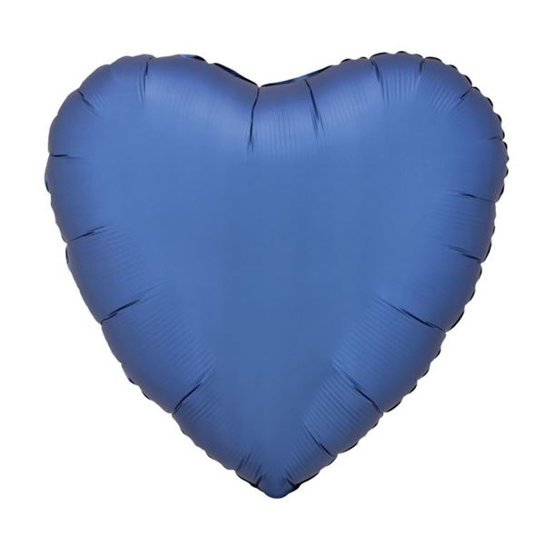 Imagens de Globo Corazón Azul Satín (45cm)