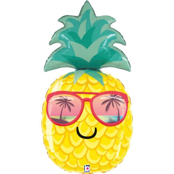 Imagens de Globo Piña Tropical con Gafas (76cm)