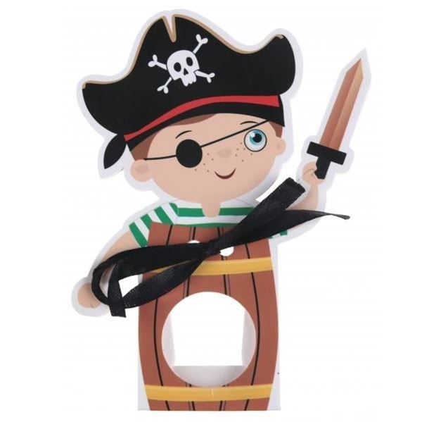 Imagens de Cajitas Detalle Pirata Cumpleaños 12.5cm  (6 unidades)