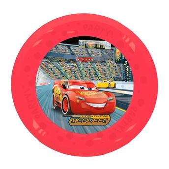 Imagen de Plato Cars Party Plástico Duro Reutilizable 21cm (1 unidad)