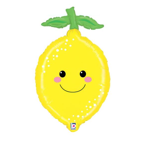 Imagen de Globo Limón Sonriente foil (67cm x 39cm)